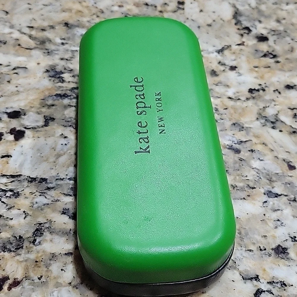 Kate Spade Green Eyeglass Case